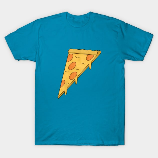 Distressed Pizza T-Shirt T-Shirt by happinessinatee